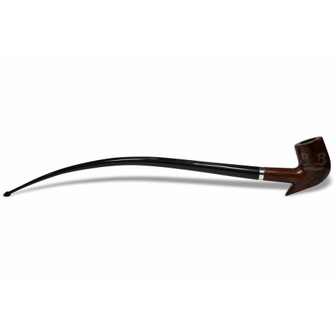 Cachimbo Churchwarden Extra Longo Encerado com Bico (Aceita Filtro 9mm) Piteira Resina